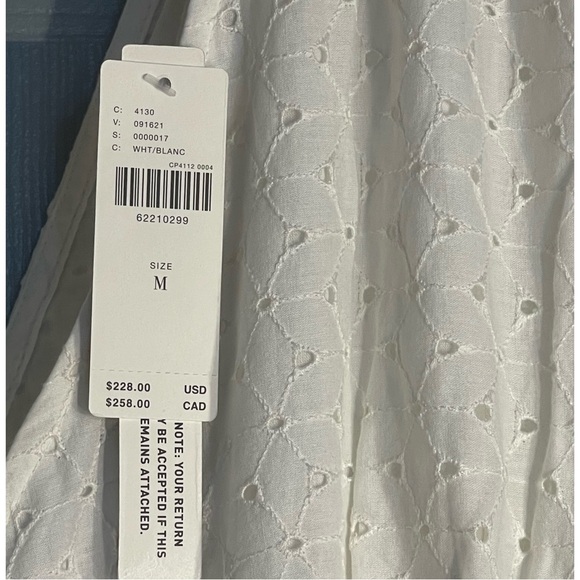 Anthropologie Tiered Eyelet Maxi Dress NWT Size Medium RARE Dress - Picture 13 of 16